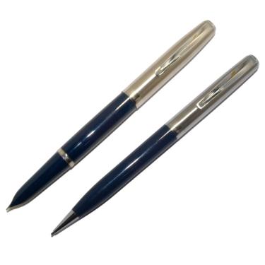 Imagem de Conjunto Parker 21 Caneta Tinteiro Lap 0.9Mm Azul Usa Nos