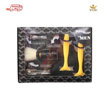 Imagem de Kit de Barbear Super Barba For Men Black- 5 Itens - UD25