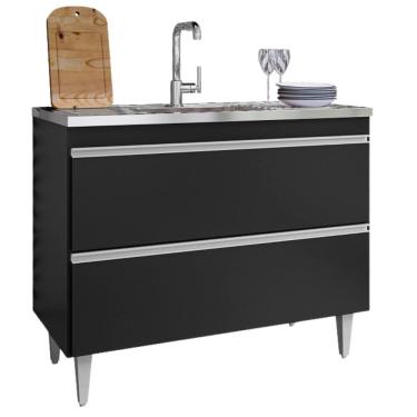 Imagem de Balcao Pia 2 P Esmeralda 100 cm Eratto Moveis