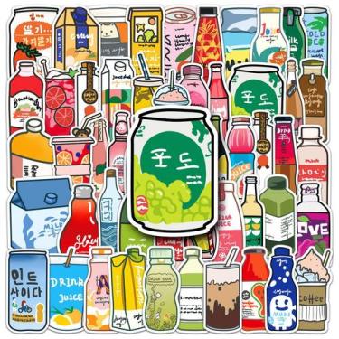 Imagem de Conjunto de adesivos, decalques de vinil à prova d'água para garrafas 