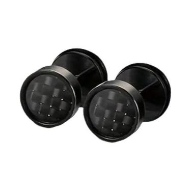 Imagem de Brincos Masculinos Hipoalergênicos De Aço Inoxidável 316L Com Zircônia