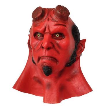 Imagem de Máscara Horror Hell Baron Latex para fantasia de carnaval de Halloween