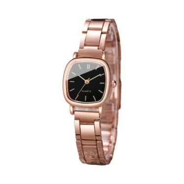 Imagem de Relógio Analógico De Quartzo Feminino Com Mostrador Pequeno, Moda Simp