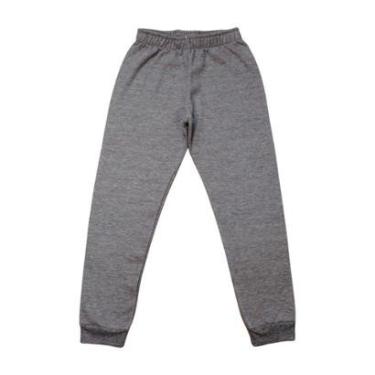 Imagem de Calça Moletom Infantil Flanelada Lisa com Punho 10 ao 16 - Kyly-Masculino
