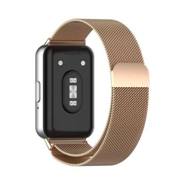 Imagem de Pulseira De Aço Inoxidável Com Fecho Magnético Para Samsung Galaxy Fit