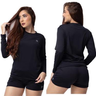 Imagem de Blusas Femininas Térmica Uv50+ Segunda Pele Proteção Solar - The Lion,