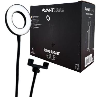 Imagem de Ring Light Clip 6w Foto Video Selfie 3000K 4000k 6500K USB - Avant