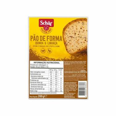 Imagem de Pão de Forma Quinoa e Linhaça Schar 200g