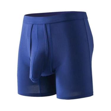 Imagem de Cueca Boxer Masculina Grande E Confortável, Respirável, Sem Costura, M