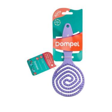 Imagem de Escova de Cabelo Desembaraçadora Pirulito Cor Violeta - Dompel