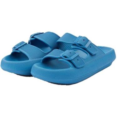 Imagem de Sandália Ortopédica Fly Feet Nuvem City Azul Tam 34/35
