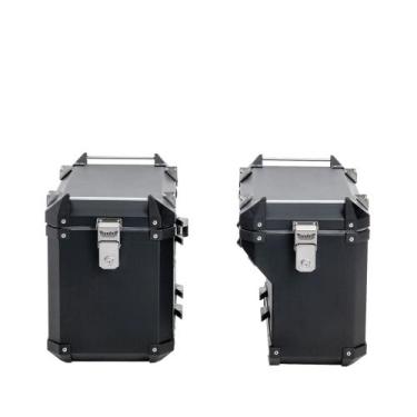 Imagem de Par baús laterais 40l + 48 l brás preto adventure