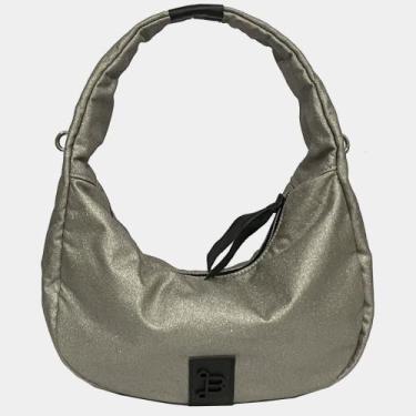 Imagem de Bolsa Hobo Prata - felipe borges acessórios