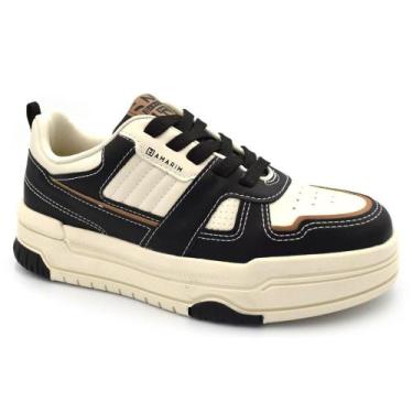 Imagem de Tênis Casual Feminino Ramarim 2694102 NP, Preto, 35