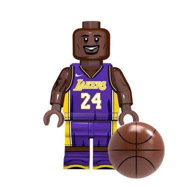 Imagem de Boneco kobe bryant jogador basquete nba lakers bloco de montar - KOPF