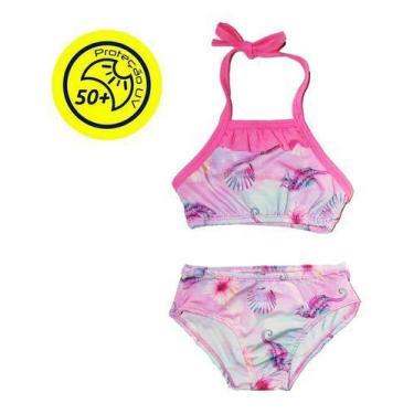 Imagem de Biquini Infantil Moda Praia Verão Marinho Proteção Uv50 1ao7 - ANJO DA
