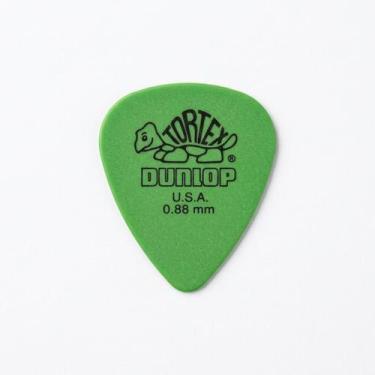 Imagem de Kit 3 Palhetas Dunlop Tortex 088mm Verde Standard Guitarra Violão Baix