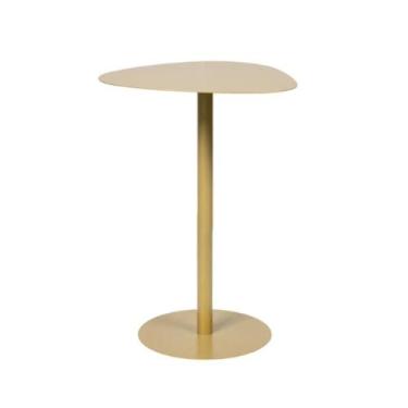 Imagem de Mesa Lateral Orgânica Baixa - Azeviche Metais, Dourado