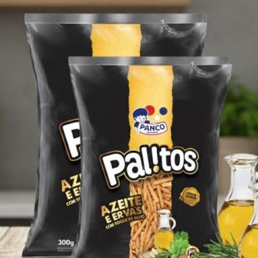 Imagem de Palitos Panco Azeite e Ervas Snack Crocante com toque de alho, 2 unida