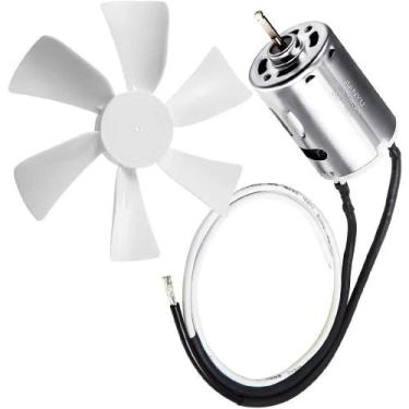 Imagem de Ventilador De Teto Branco De 6 Polegadas Para RV, Substituição Com Mot