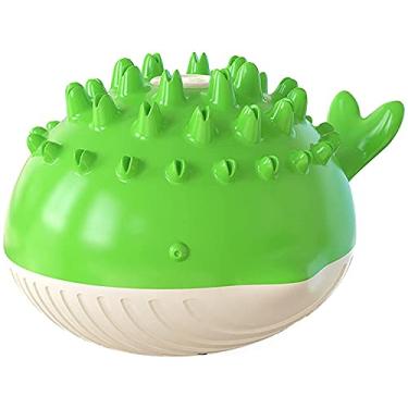 Imagem de Brinquedo de água para cães, brinquedo de mastigar para cães, brinquedo multifuncional para cães, brinquedo flutuante de piscina para cães, brinquedos educativos de verão para cães (verde)
