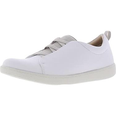 Imagem de Trotters Tênis Feminino Casual e Moda, Couro de bezerro veg veg branco/couro de bezerro veg cinza claro, 11 Wide