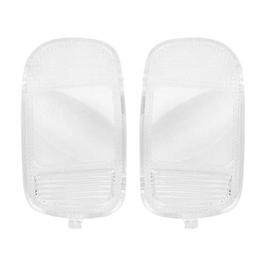 Imagem de Lente da lâmpada de leitura do console aéreo ZPSHYD, lente de luz do mapa do teto do carroLente de luz de leitura interior do PC compatível com Ram 1500 2500 3500 4500 5500 5183270AA