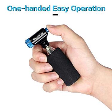 Imagem de Tingpai CO2 Inflator Bike Bomba Super Fast Pneu Inflação De Bicicleta Portátil Bomba De Liga De Alumínio Pneu Tubo De Alta Pressão Bomba Hand Inflator Bicicleta Pneu Bomba Ciclismo Air Inflator Mount