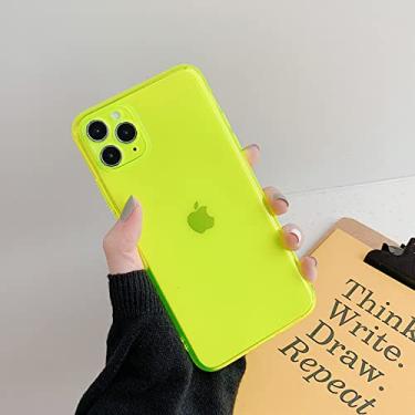 Imagem de Capas de telefone de cor fluorescente para iphone 13 12 11 pro max mini x xr xs max 6 6 s 7 8 plus se 2020 capa macia totalmente protegida, 1, para iphone12 pro max