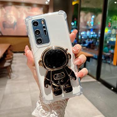 Imagem de Caso do telefone do suporte do astronauta para Samsung Galaxy A7 A6 A8 J4 J6 Plus J8 2018 J330 J530 J730 J3 J5 J7 Pro A3 A5 A7 2017 capa casos, preto, para Galaxy A72 4G 5G