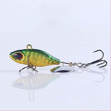 Imagem de Fishing Tailspin Micro Spinnerbait Truta robalo Deracou Spinner Vib Cauda Vibradora Lâmina Rotativa Spin (45 mm, 06)