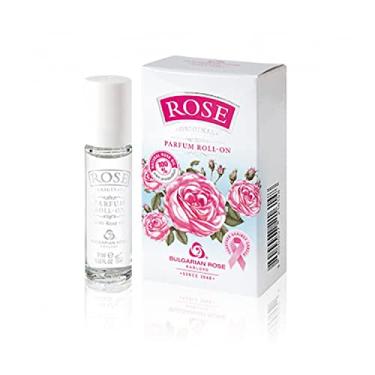 Imagem de Perfume de rosa búlgaro Roll-On com óleo de rosa natural - sem álcool - Fragrância aromática natural - Perfume unissex - perfeito para todos - 9 ml
