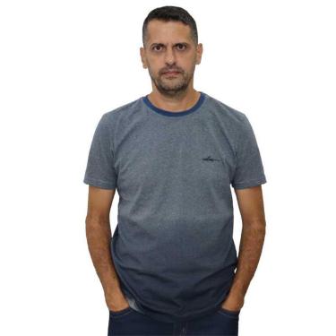 Imagem de Camiseta slim fit listrada em degradê Idio's-Masculino