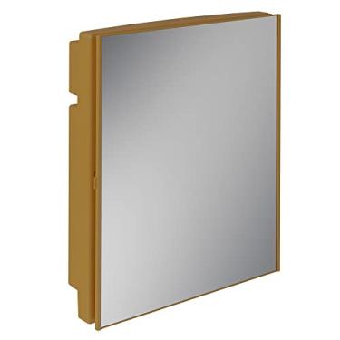 Imagem de Armário Plástico Versátil Caramelo Claro 30,1x35,3cm de Embutir e Sobrepor Astra