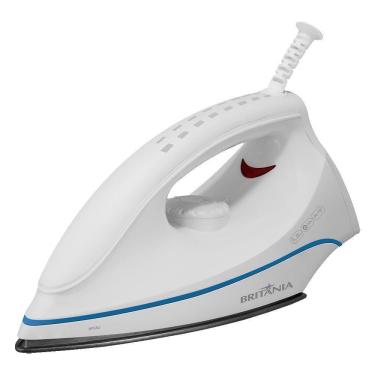 Imagem de Ferro de Passar a Seco Britânia BFS30 | 5 Temperaturas, Revestimento Anti-Aderente, Branco