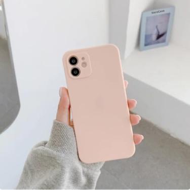 Imagem de Capa de silicone macio de cor sólida doce para Xiaomi para Redmi Note 8T 8 7 7A 6 6A 5 Pro Capa macia de TPU fosco para telefone para Redmi Note 9 9S, rosa, para Note 8