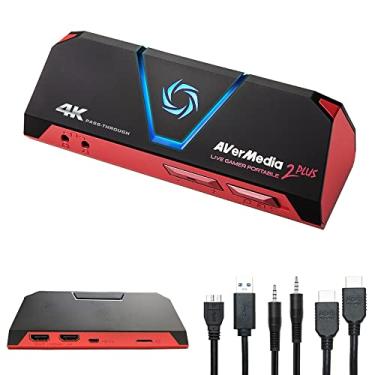 Imagem de AVerMedia GC513 Live Gamer Portable 2 Plus, cartão de captura de passagem 4K para transmissão de jogos, gravação e criação de conteúdo em Full HD 1080p60