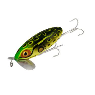 Imagem de Arbogast Isca de pesca de robalo Jitterbug Topwater – Excelente para pesca noturna, Bull Frog, G600 (6,35 cm, 3/8 g)