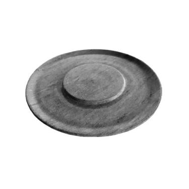 Imagem de Prato Hambúrguer Burguer Porções Redondo Pedra Sabão 26cm - Industria 
