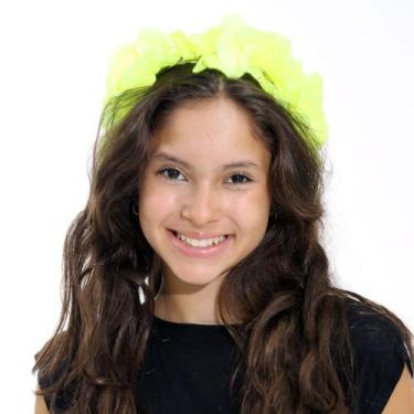 Imagem de Tiara De Havaiana Com Flores Abrakadabra, AMARELO, U