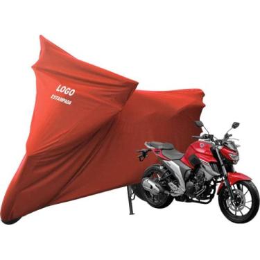 Imagem de Capa De Tecido Para Cobrir Moto Yamaha Fazer 250 ABS - Mz, Vermelha