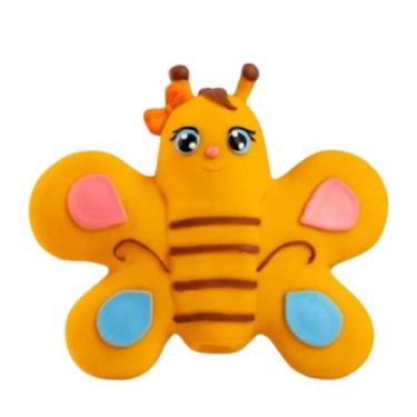 Imagem de Brinquedo Mordedor Infantil Em Látex Borboletinha - Tex Toy - TexToy