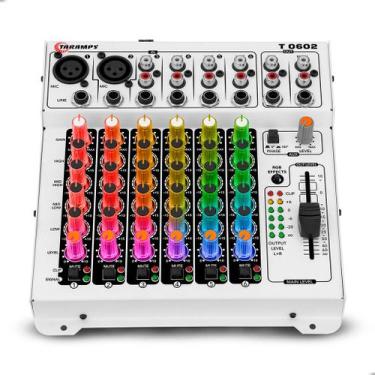 Imagem de Mesa de Som T 0602 Multicolor 6 Canais LED RGB Equalização - Taramps