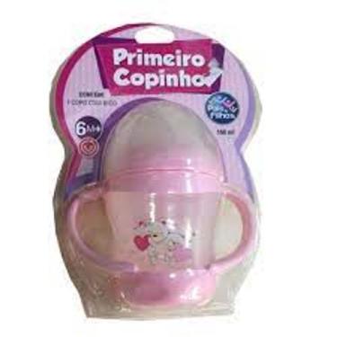 Imagem de Primeiro Copinho Rosa 160 ml - Pais e Filhos - Pais & filhos