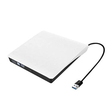 Imagem de Leitor de DVD para Laptop PC USB 3.0 Slim Externo DVD RW Gravador de CD Leitor Leitor Leitor de Unidades Óticas Mini Dv Player (Cor: B)