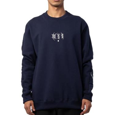 Imagem de Moletom MCD Canguru Especial Caligrafitti W25 Marinho Abismo