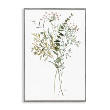Imagem de Stupell Industries Wild Country Herb Bunches Cinza Emoldurado Giclée Design de Arte por Livi Finn, 40,6 x 61 cm