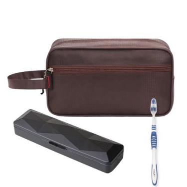 Imagem de Nécessaire Premium Executiva Nylon Com Porta Escova De Dente - Mormino