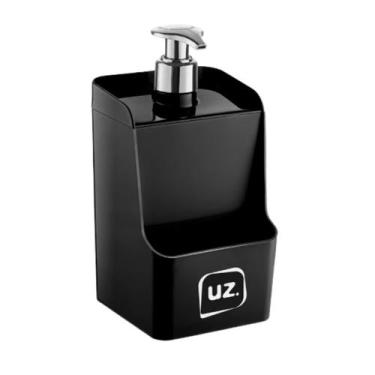 Imagem de Dispenser Slim Solido 500ml Com Porta Esponja Para Pia, Banheiro Premi