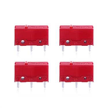 Imagem de Pacote com 4 microinterruptores compatíveis com Razer Logi Apple SteelSeries MS Mouse (4 peças Kailh GM6.0)